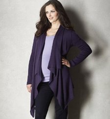 Maternity Long Sleeve Waterfall Knitted Cardigan - Marks & Spencer-1.jpg
